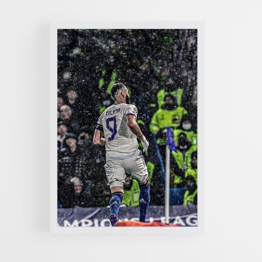 Poster Karim de benzema (vue 3)